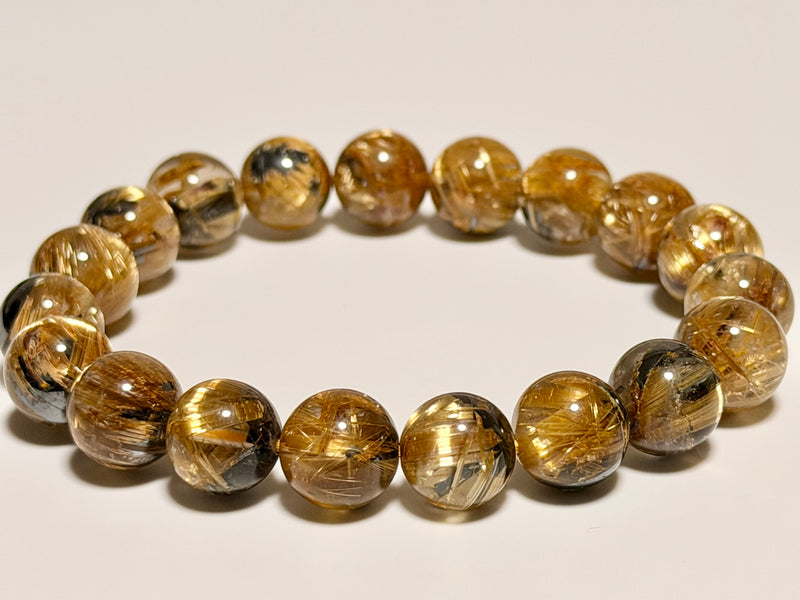 太陽花タイチンルチルクォーツ 11-11.5mm