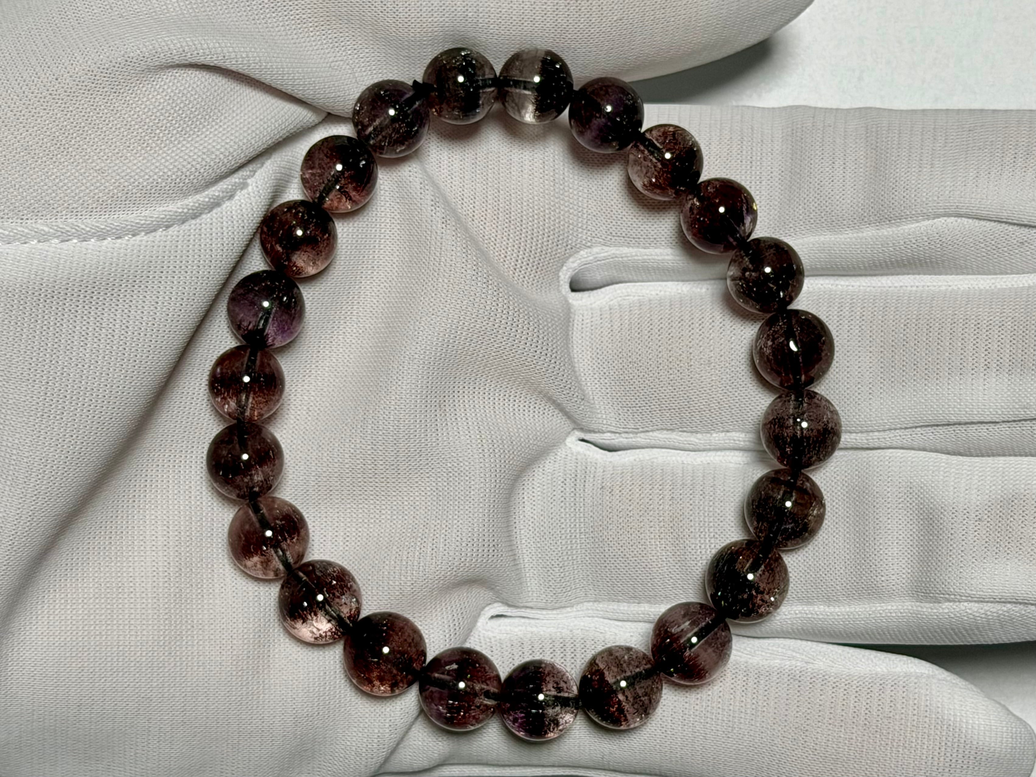 花火スーパーセブン 8-8.5mm｜最高品質・赤紫の内包物 – Guiding Stones